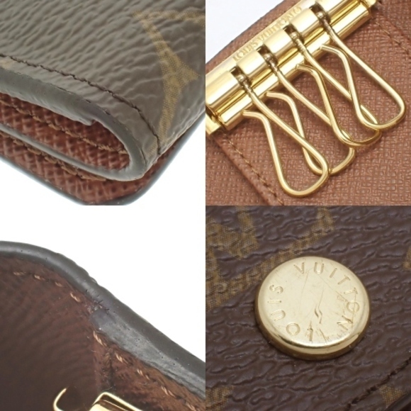 Louis Vuitton Multicle 4 Key Case 4 Rows 4 Rows Brown - Picture 7 of 7